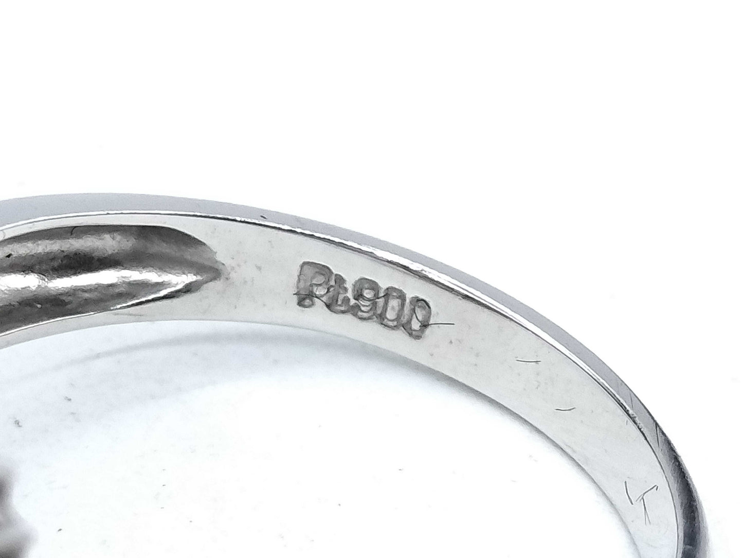 Akoya Pearl Ring, Diameter 9.0mm, D0.20ct, Pt900, 6.0g 