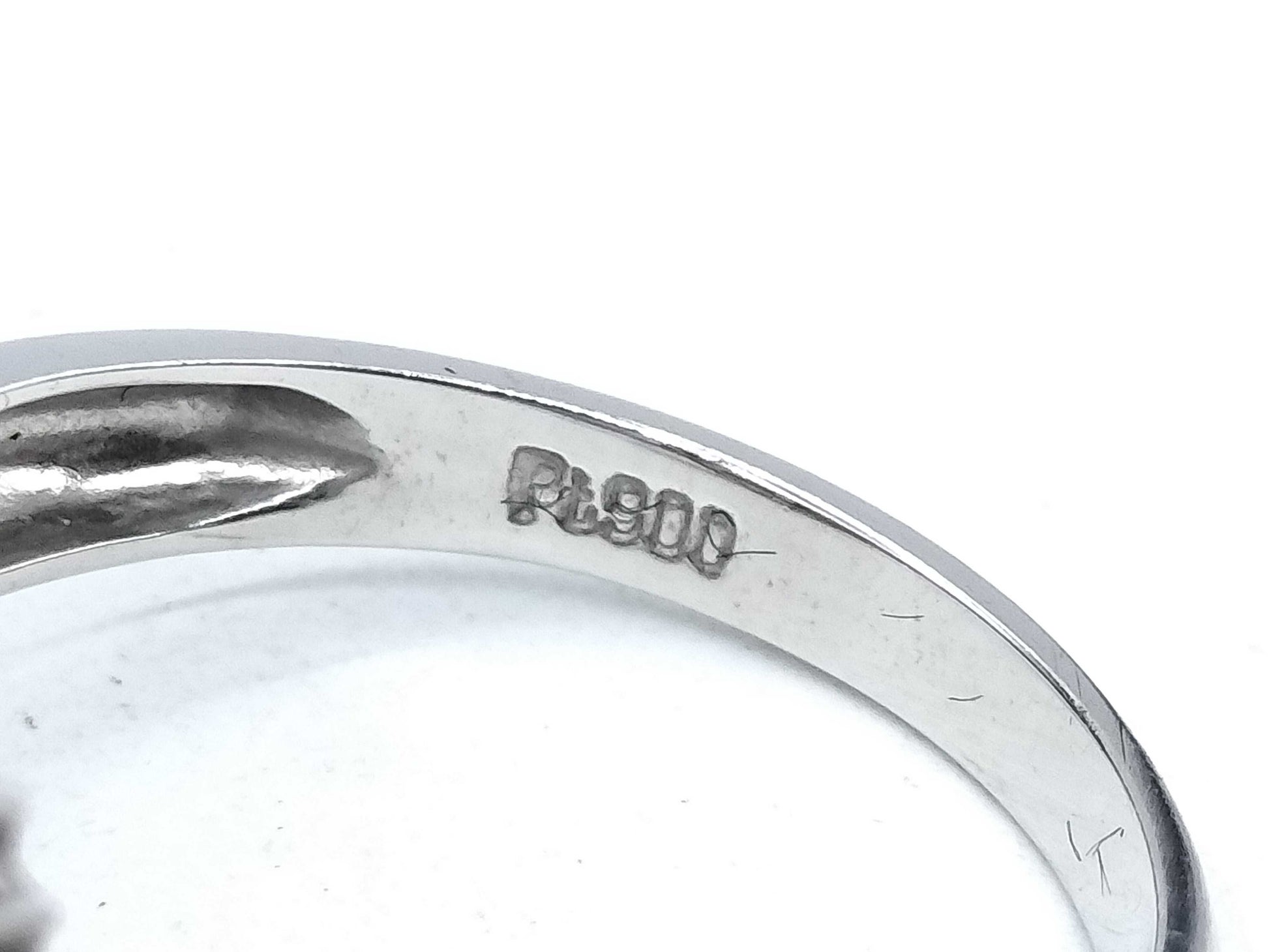 Akoya Pearl Ring, Diameter 9.0mm, D0.20ct, Pt900, 6.0g 