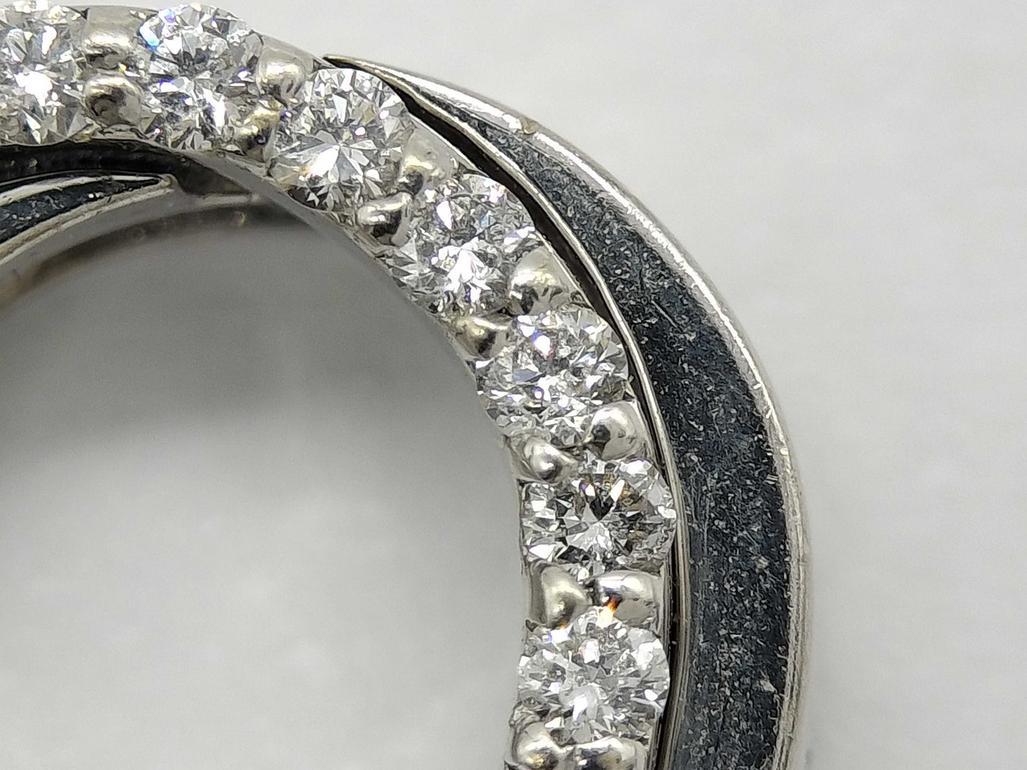 D0.21ct K18WG 2.0g Pendant Top 