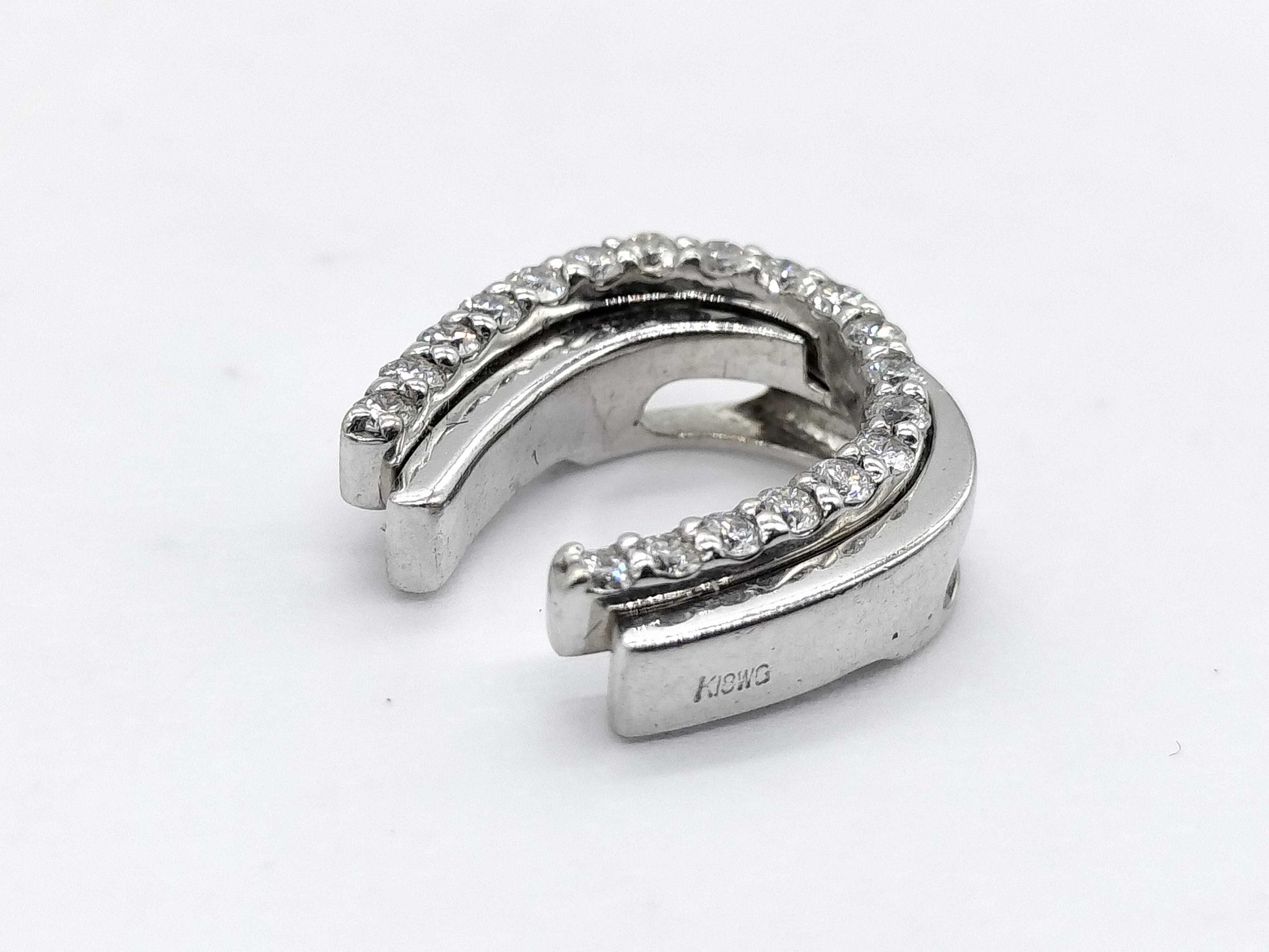 D0.21ct K18WG 2.0g Pendant Top 