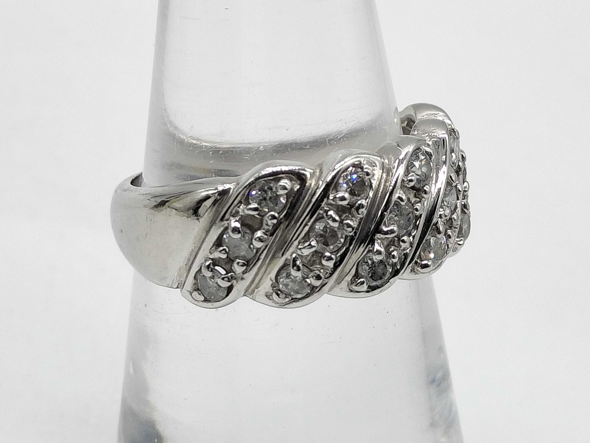 D0.55ct Pt900 5.7g Ring 