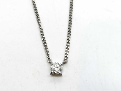 D0.43ct Pt850 5.7g Necklace 