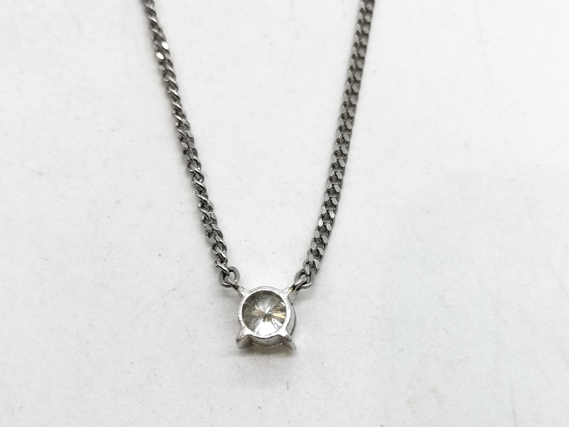D0.43ct Pt850 5.7g Necklace 