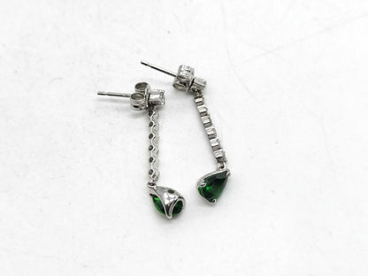 G0.47ct D0.13ct / G0.48ct D0.13ct Pt900 2.2g Earrings 