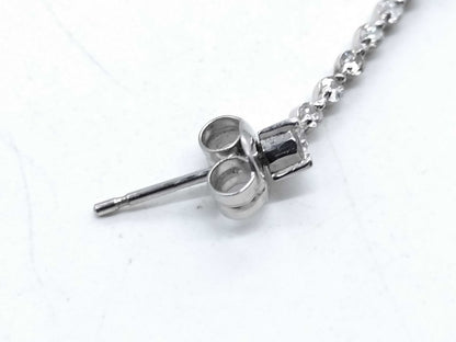 G0.47ct D0.13ct / G0.48ct D0.13ct Pt900 2.2g Earrings 