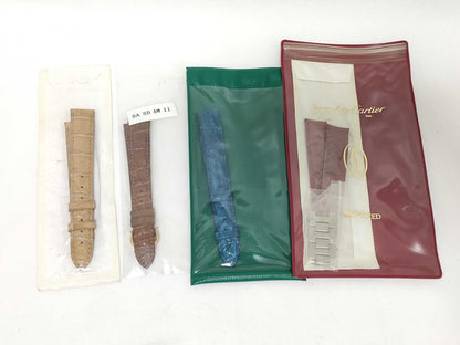 Cartier 4 belts including new tops and other accessories