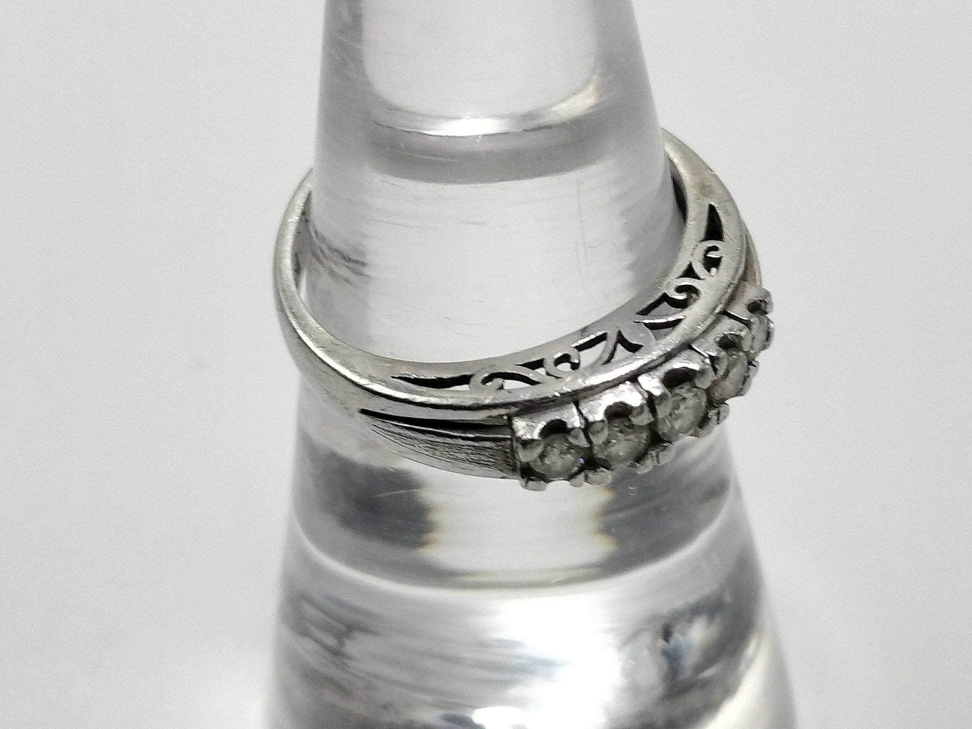 D0.30ct Pt900 5.0g Ring 