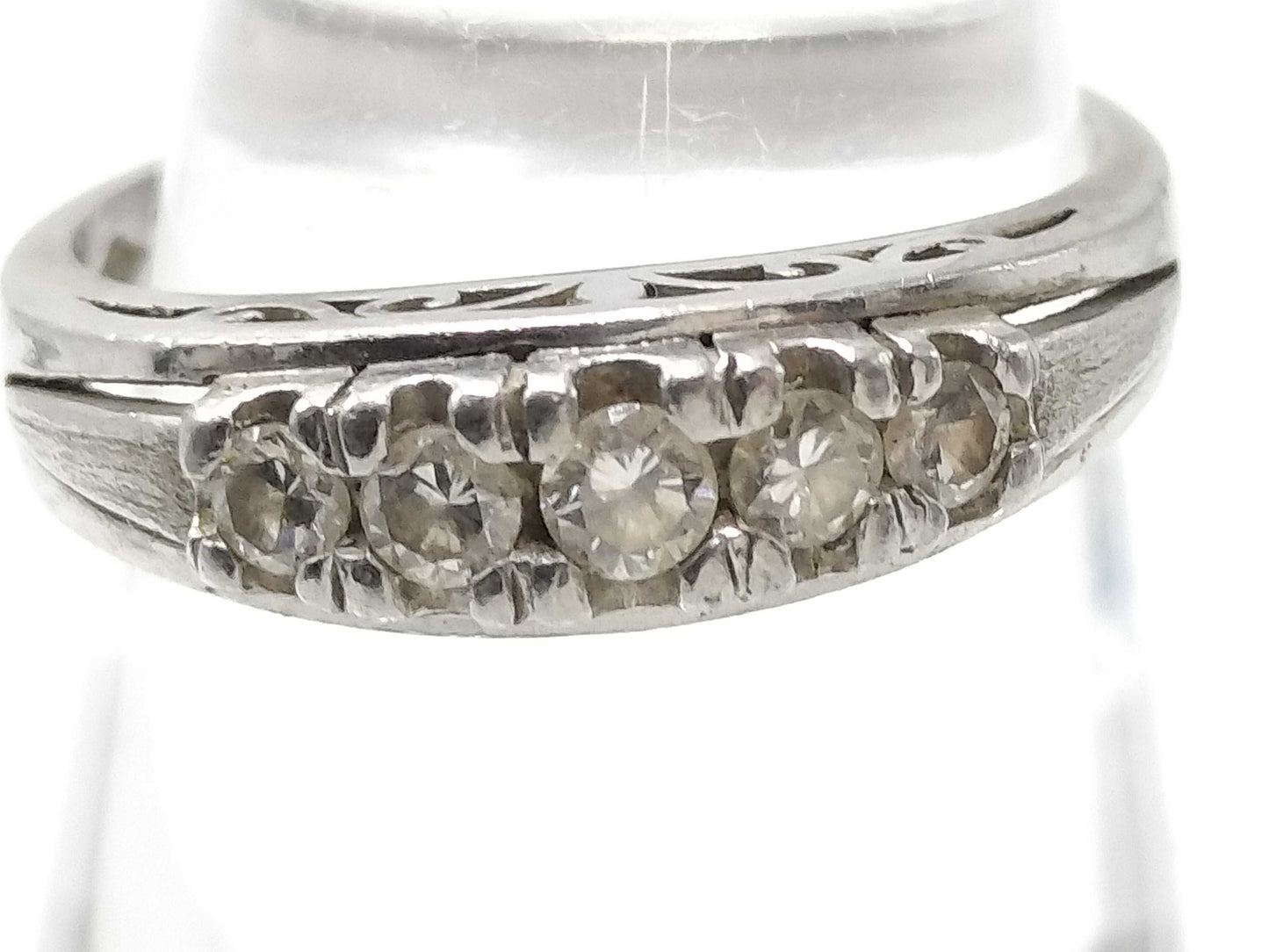 D0.30ct Pt900 5.0g Ring 