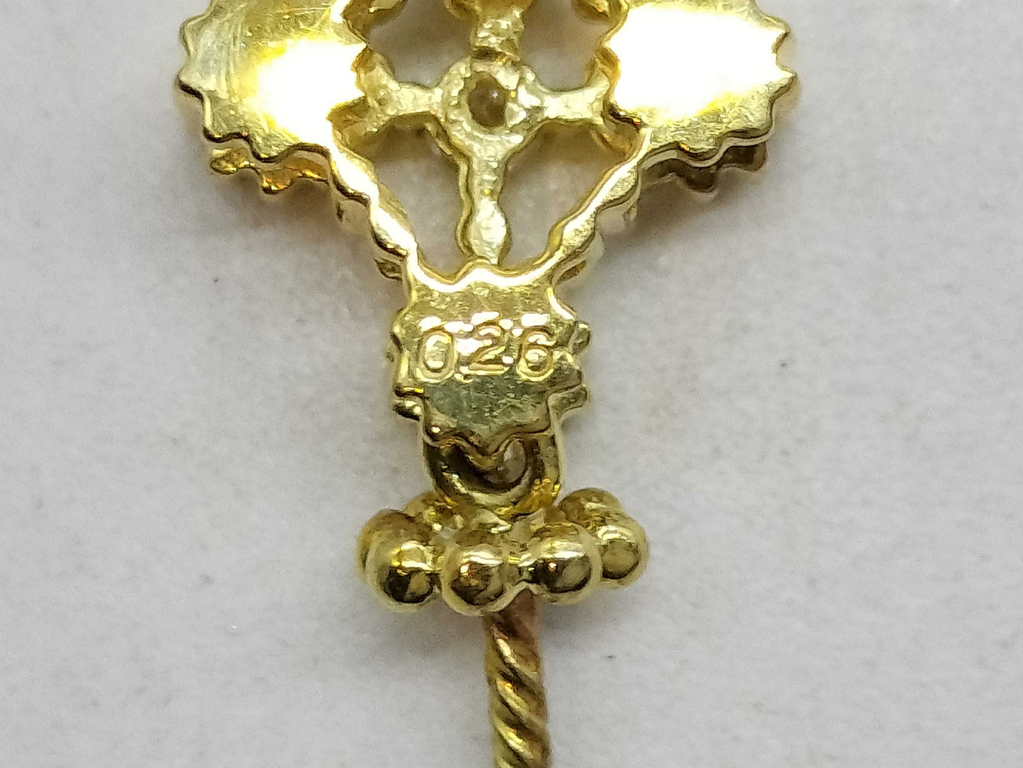 D0.26ct K18 1.6g Pendant Top 