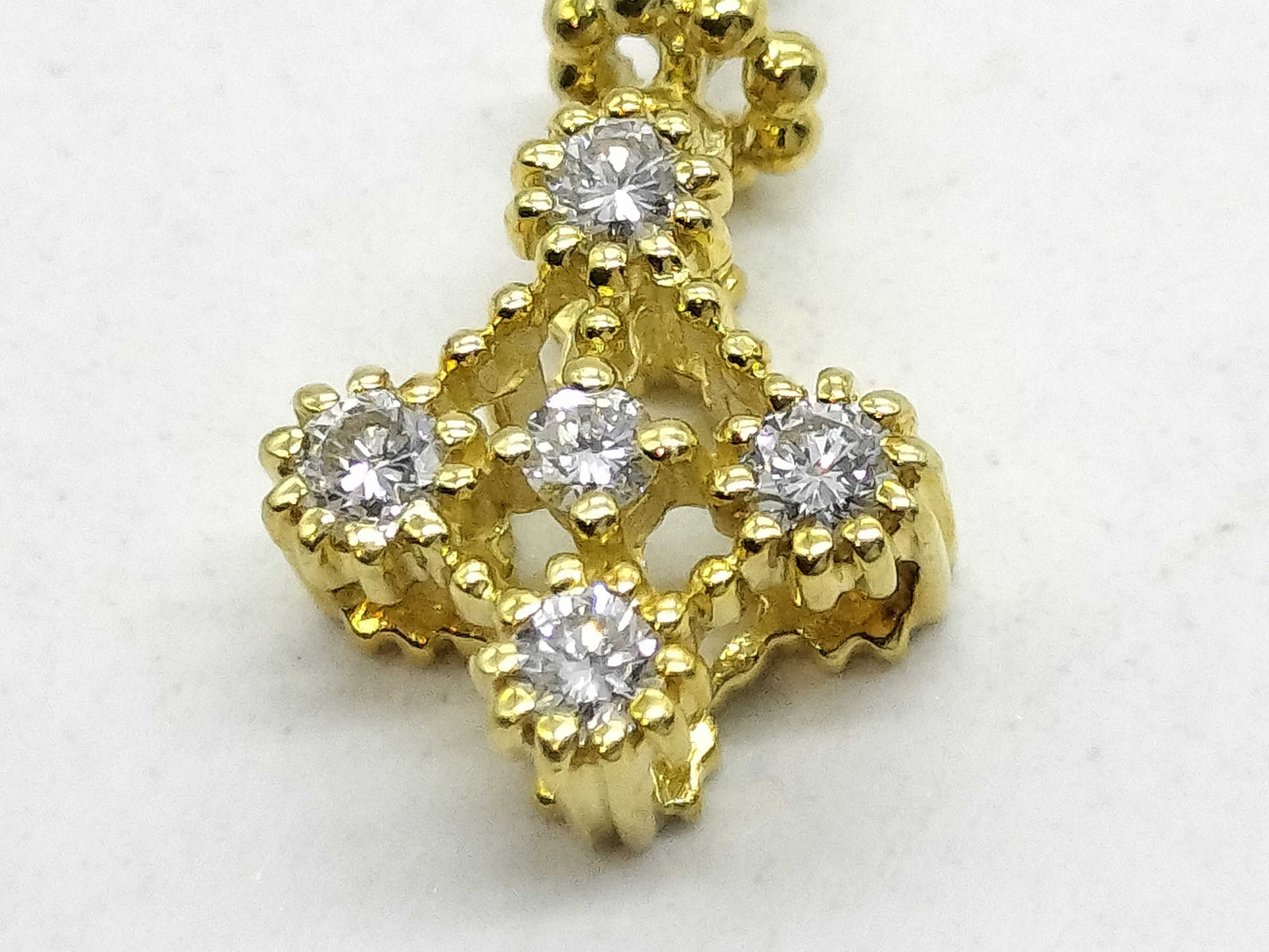 D0.26ct K18 1.6g Pendant Top 