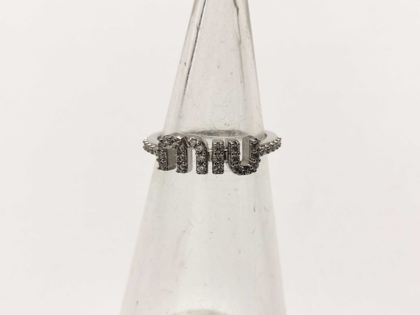 Miu Miu logo ring