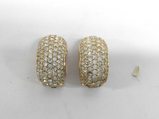 Dior Rhinestone Earrings
