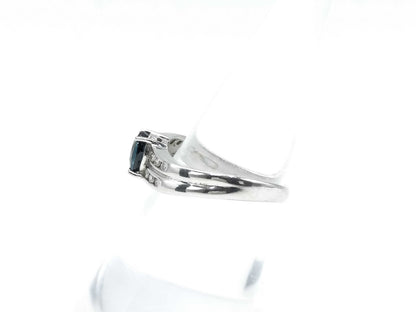 S1.04ct D0.14ct Pt850 4.4g Ring 