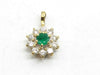 E0.12ct D0.19ct K18 0.8g Pendant Top 