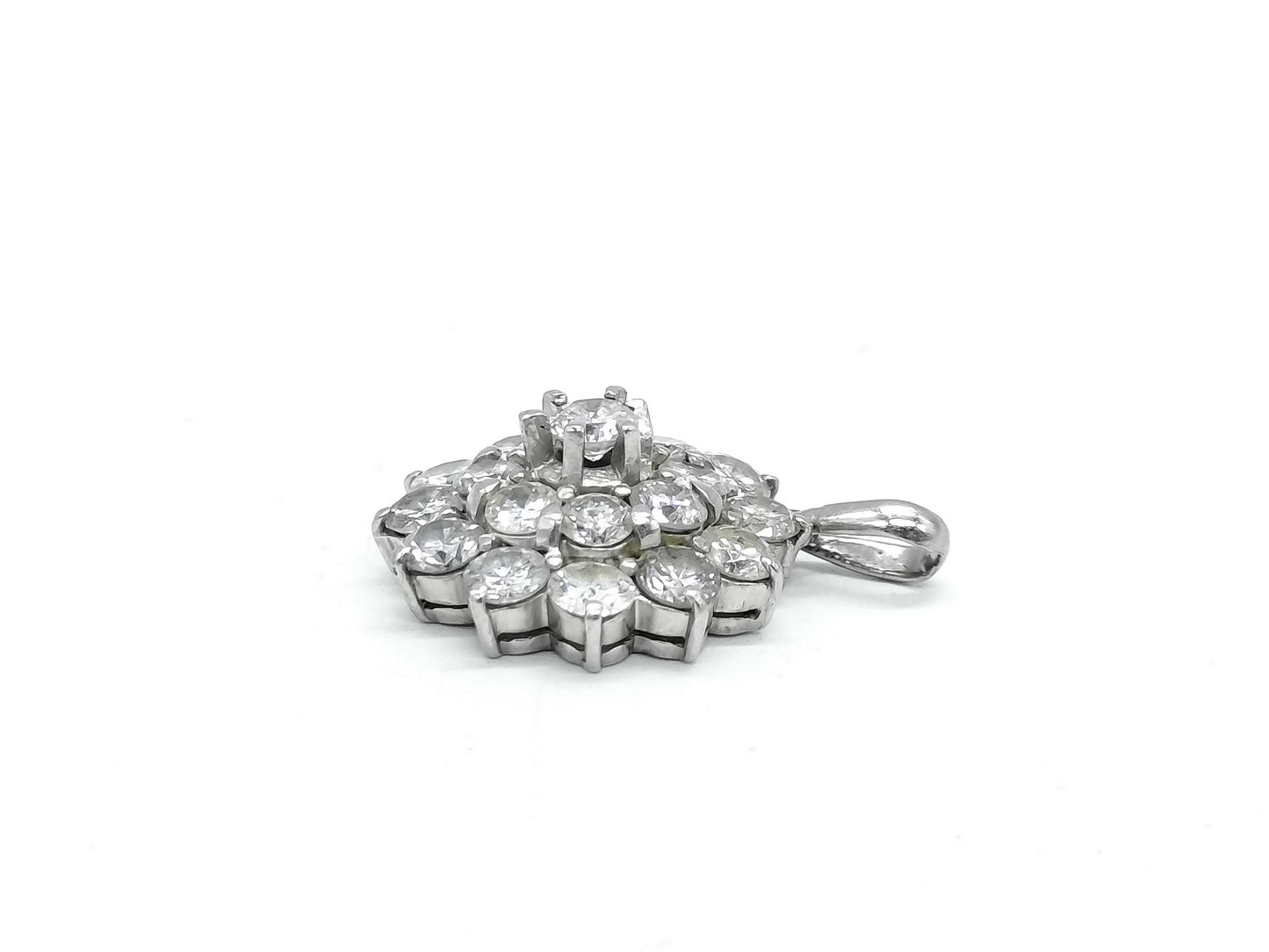 D3.00ct Pt900 6.0g Pendant Top 