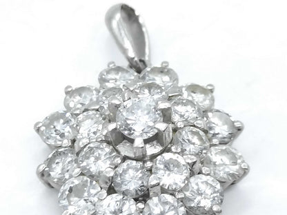 D3.00ct Pt900 6.0g Pendant Top 