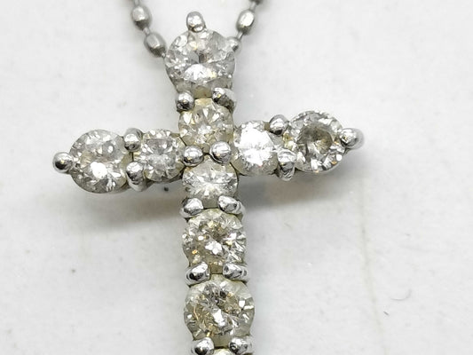D0.50ct Pt900/Pt850 2.8g Necklace 