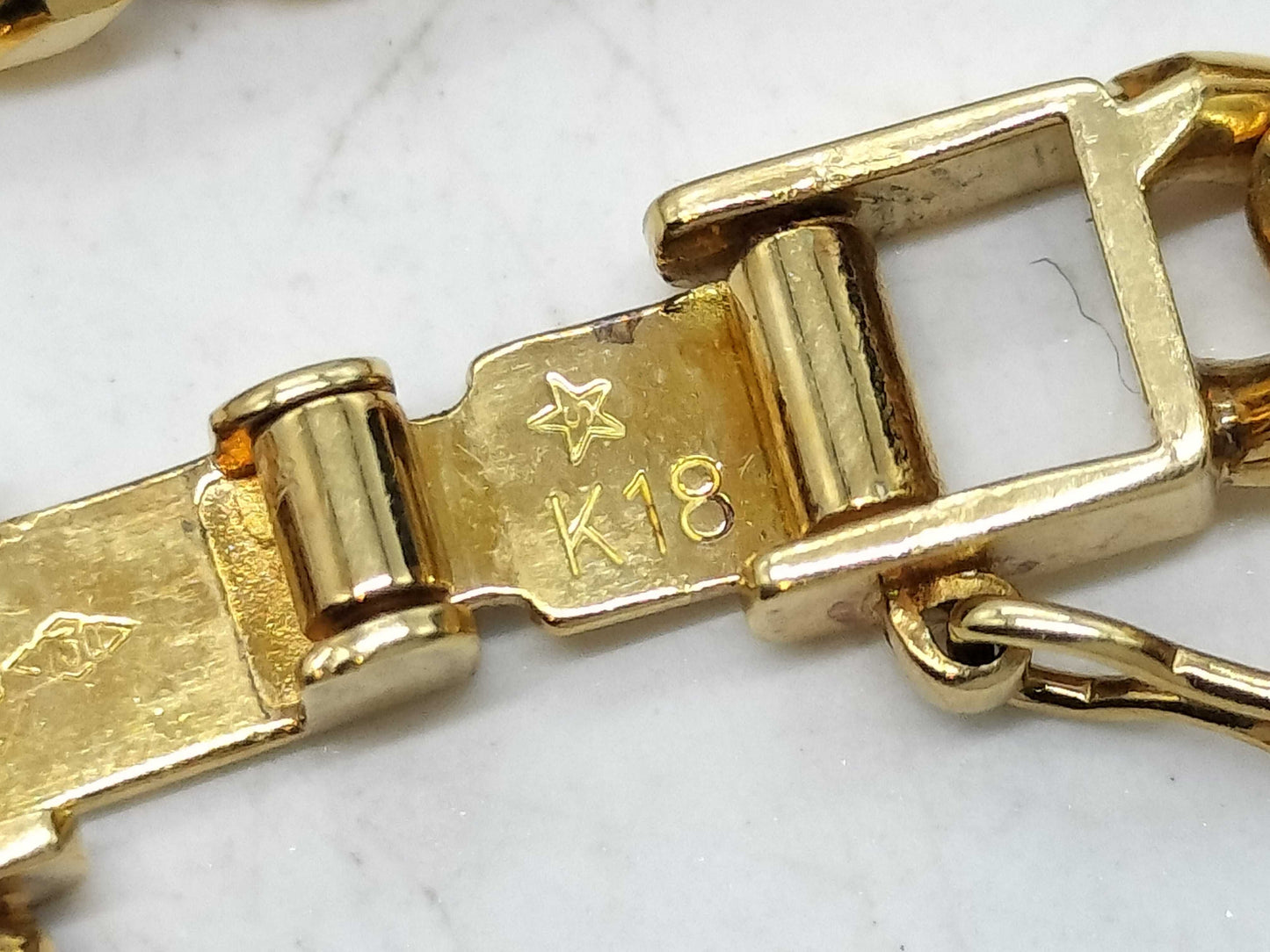 GINZA TANAKA Kihei K18 21.4g Bracelet/Bangle 