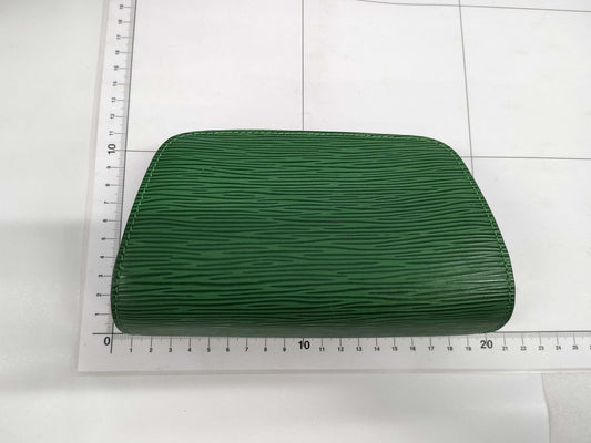 LOUIS VUITTON Epi Dauphine PM Green Pouch