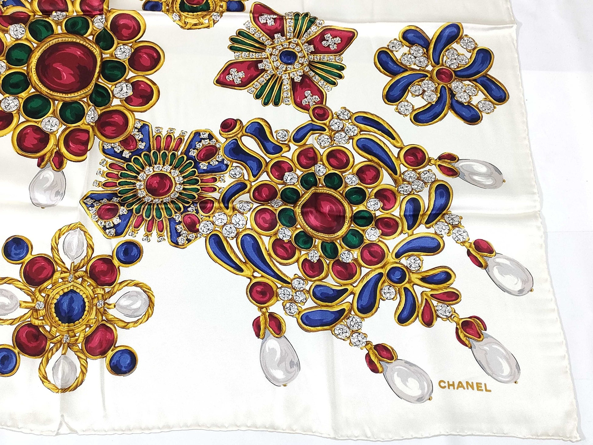 CHANEL Large Scarf Accessory Design Scarf