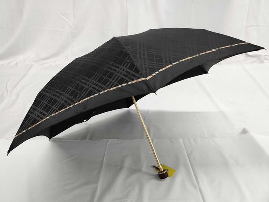 BURBERRY Folding Umbrella Check Umbrella Umbrella 