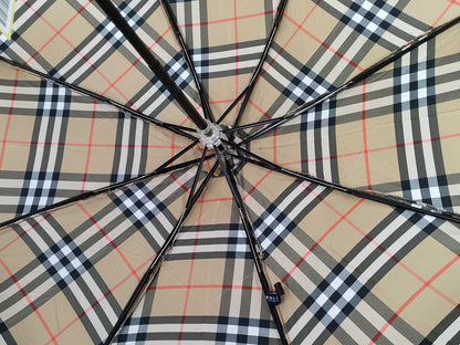 BURBERRY Nova Check Folding Umbrella Umbrella Umbrella 