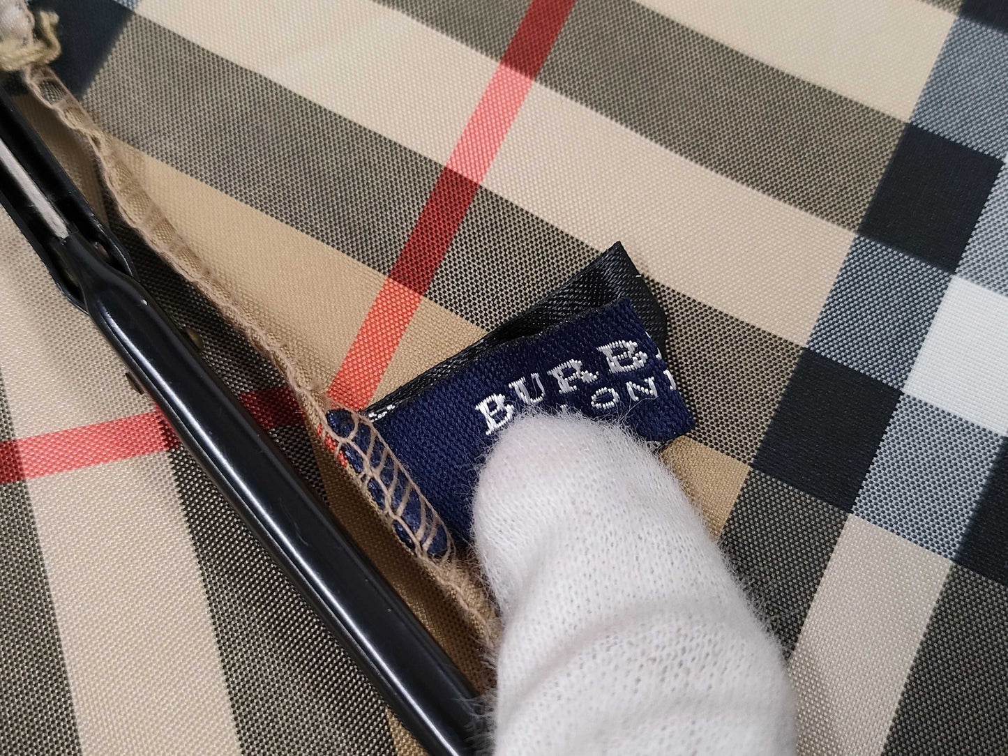 BURBERRY Nova Check Folding Umbrella Umbrella Umbrella 