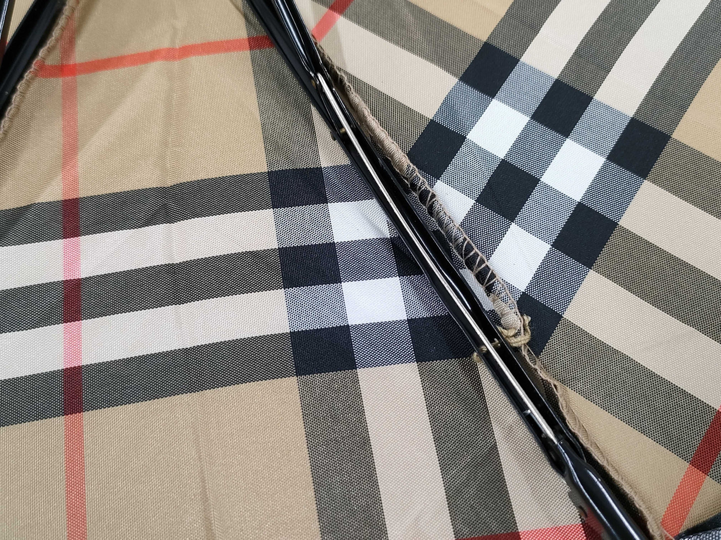 BURBERRY Nova Check Folding Umbrella Umbrella Umbrella 