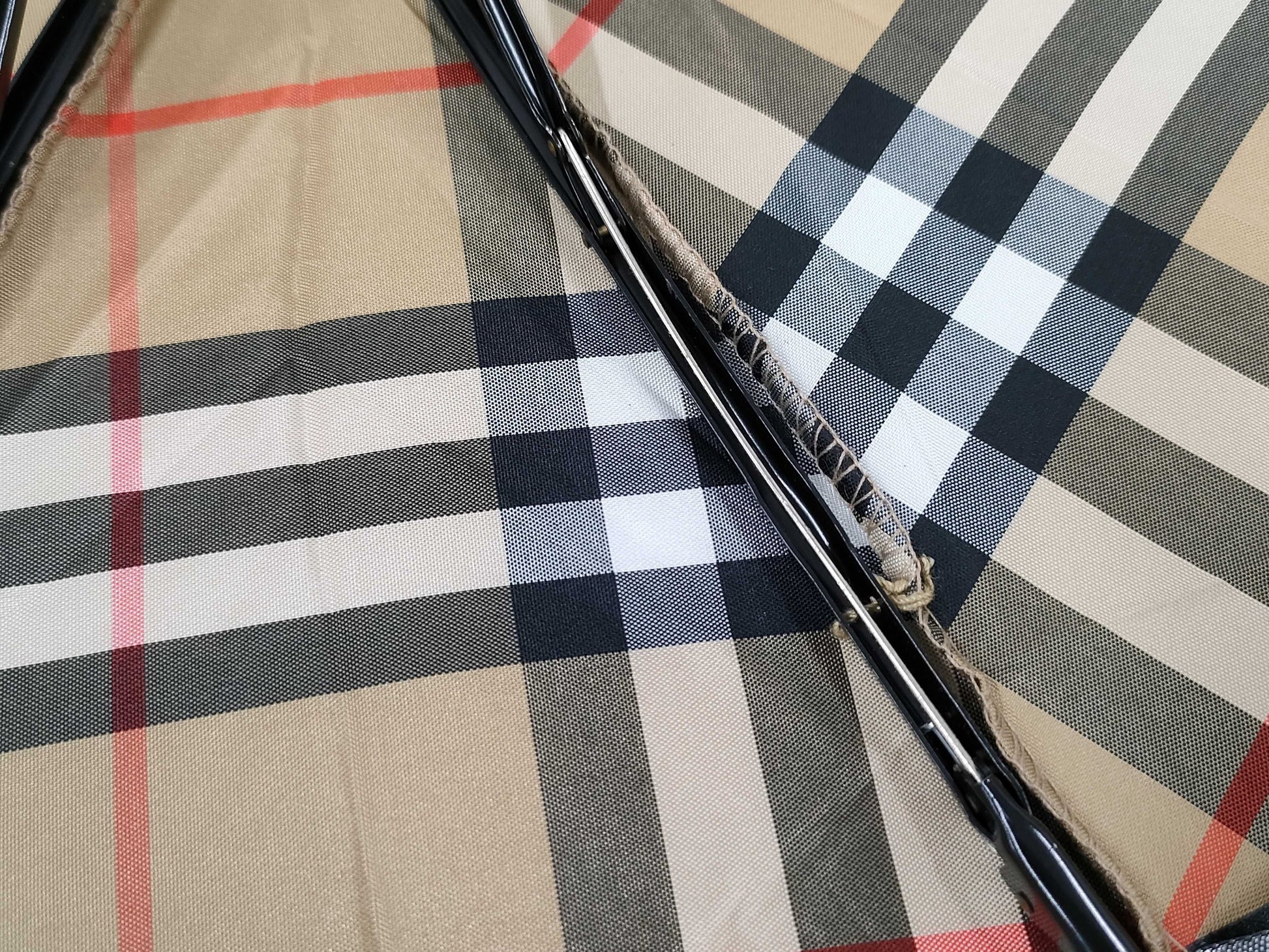BURBERRY Nova Check Folding Umbrella Umbrella Umbrella 