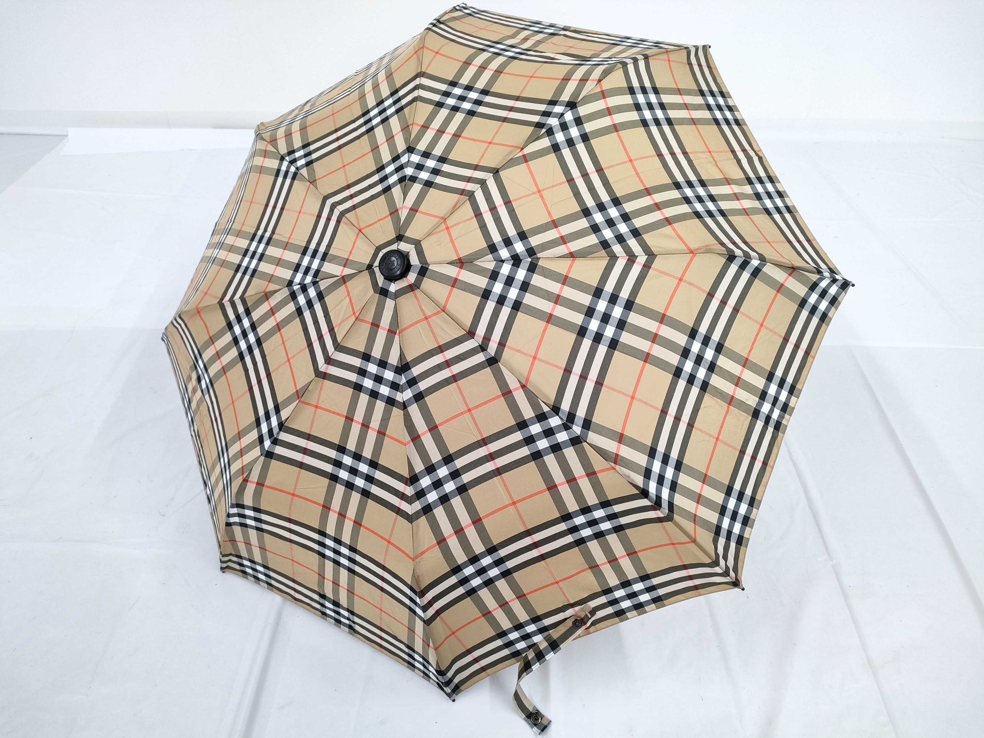 BURBERRY Nova Check Folding Umbrella Umbrella Umbrella 