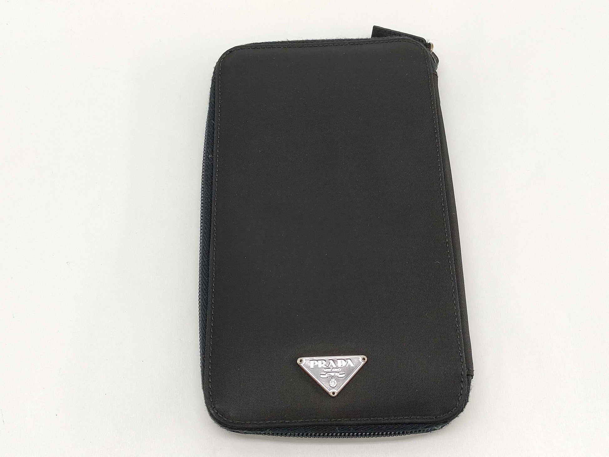 PRADA Nylon Zip-Around Wallet