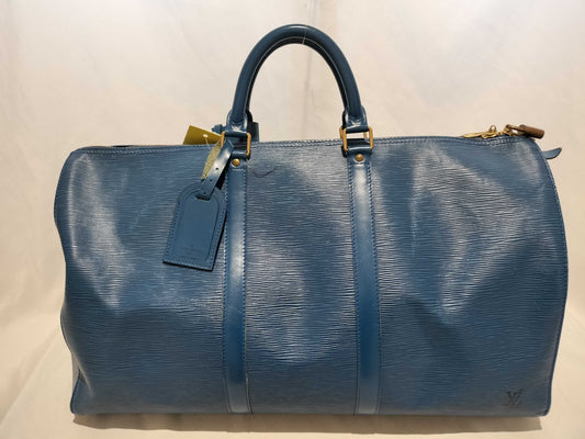 LOUIS VUITTON Epi Keypol 50 Boston Bag