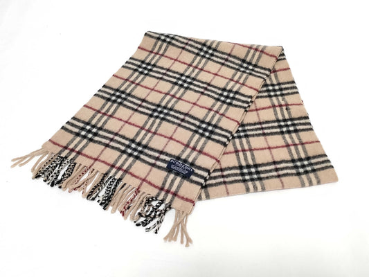 BURBERRY Nova Check Wool Scarf