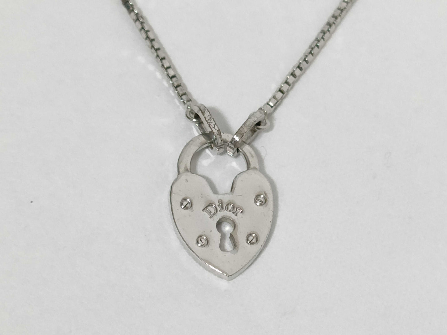 Dior Heart Cadena Motif Necklace Bracelet Bangle