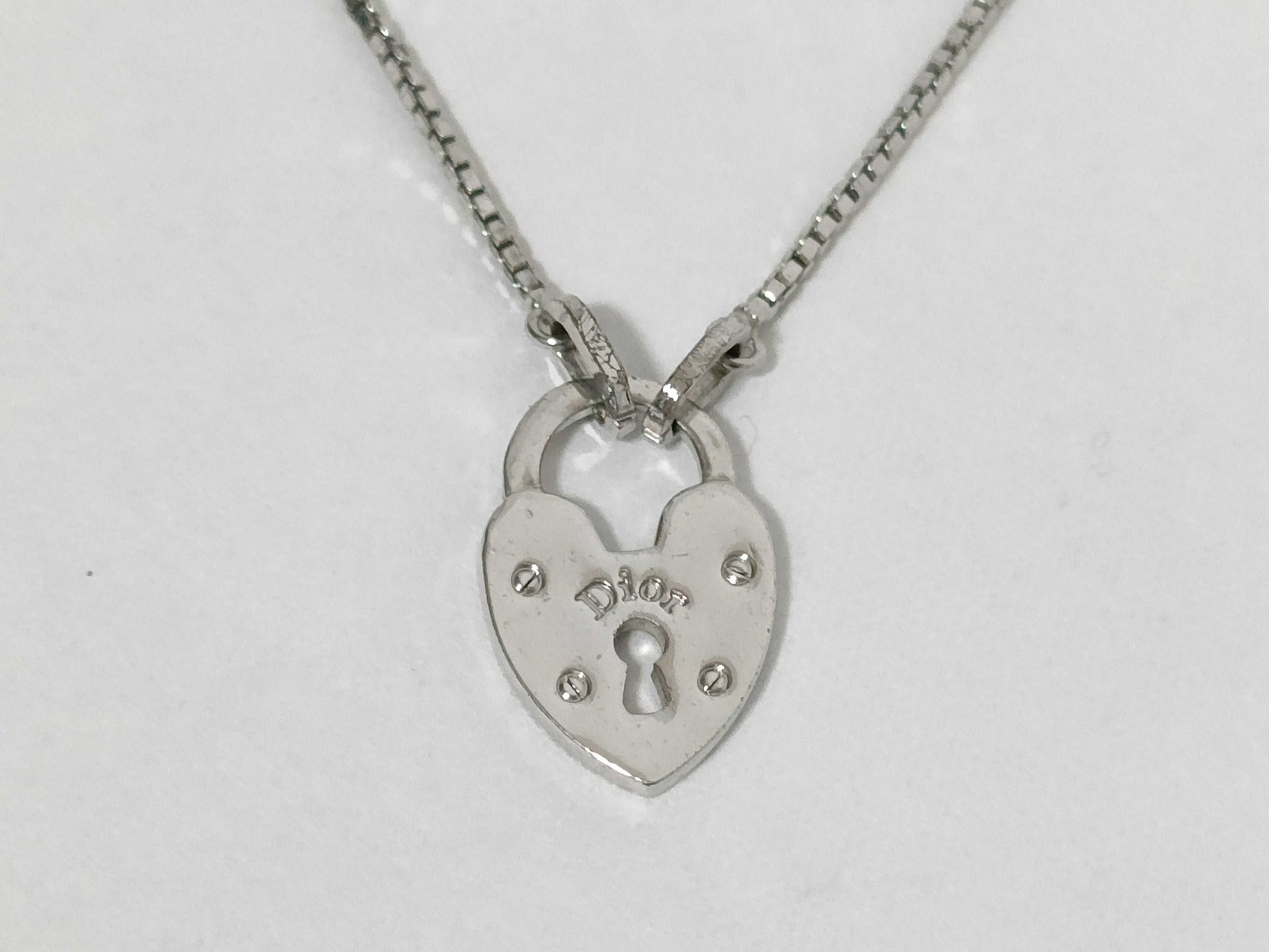 Dior Heart Cadena Motif Necklace Bracelet Bangle