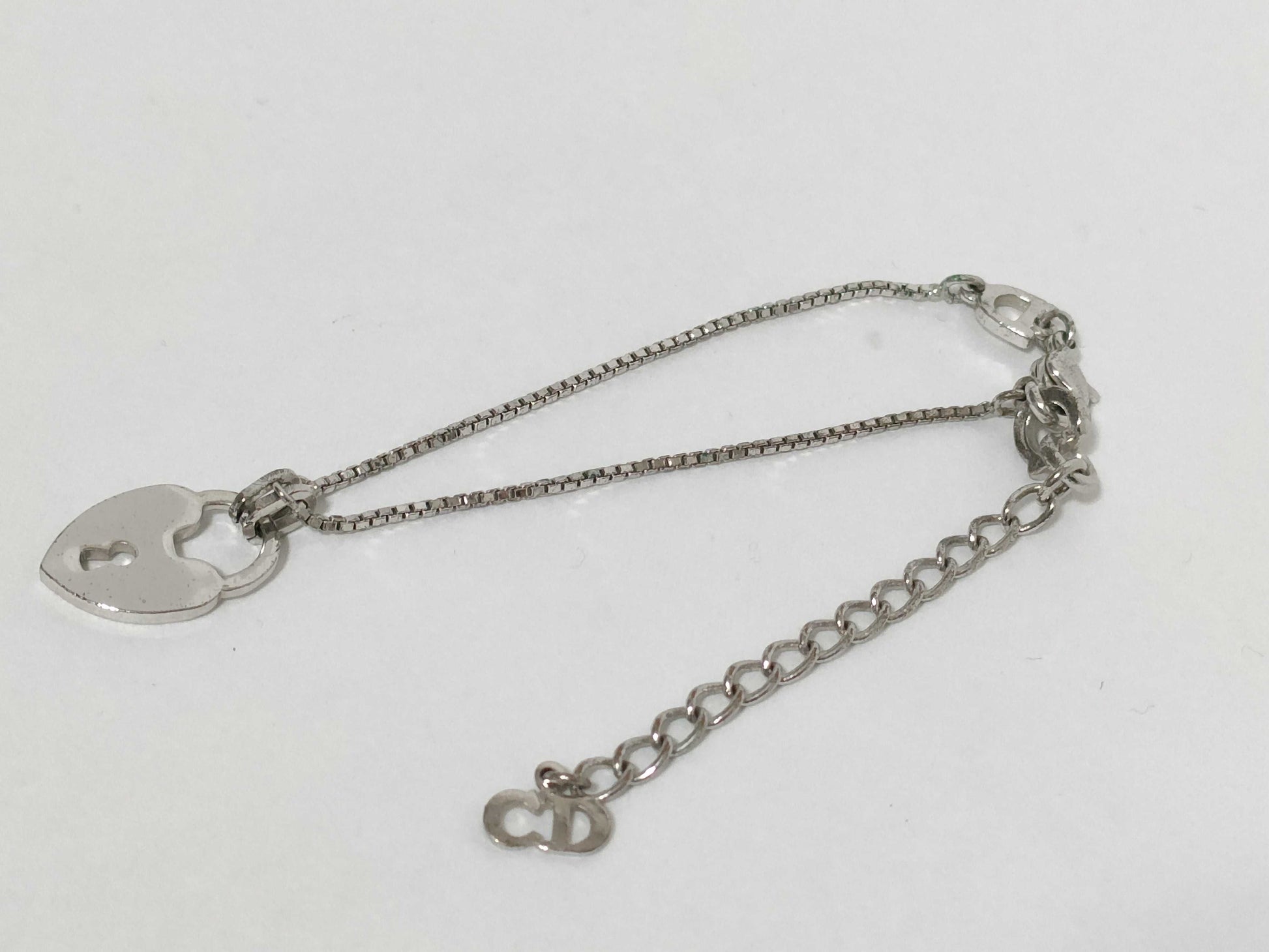 Dior Heart Cadena Motif Necklace Bracelet Bangle