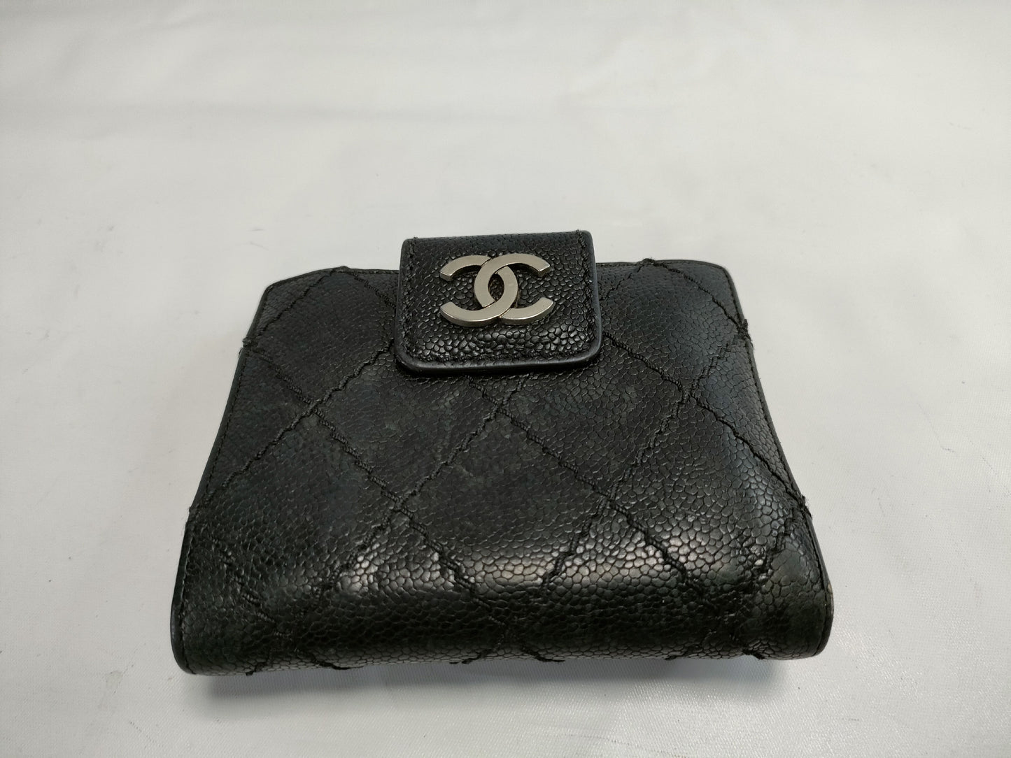 CHANEL Wild Stitch Compact Wallet Wallet