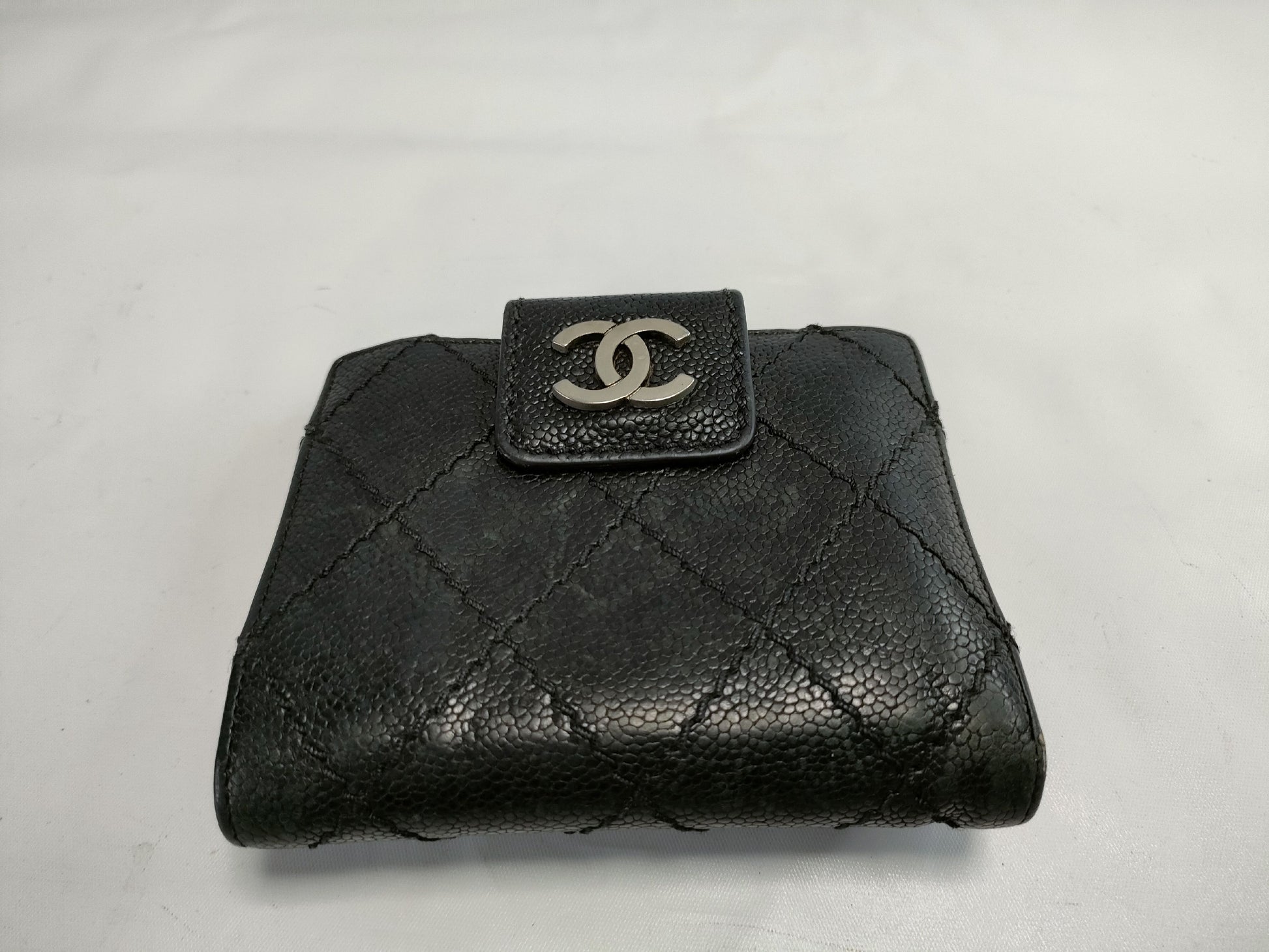 CHANEL Wild Stitch Compact Wallet Wallet