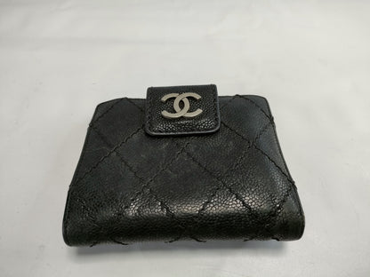 CHANEL Wild Stitch Compact Wallet Wallet