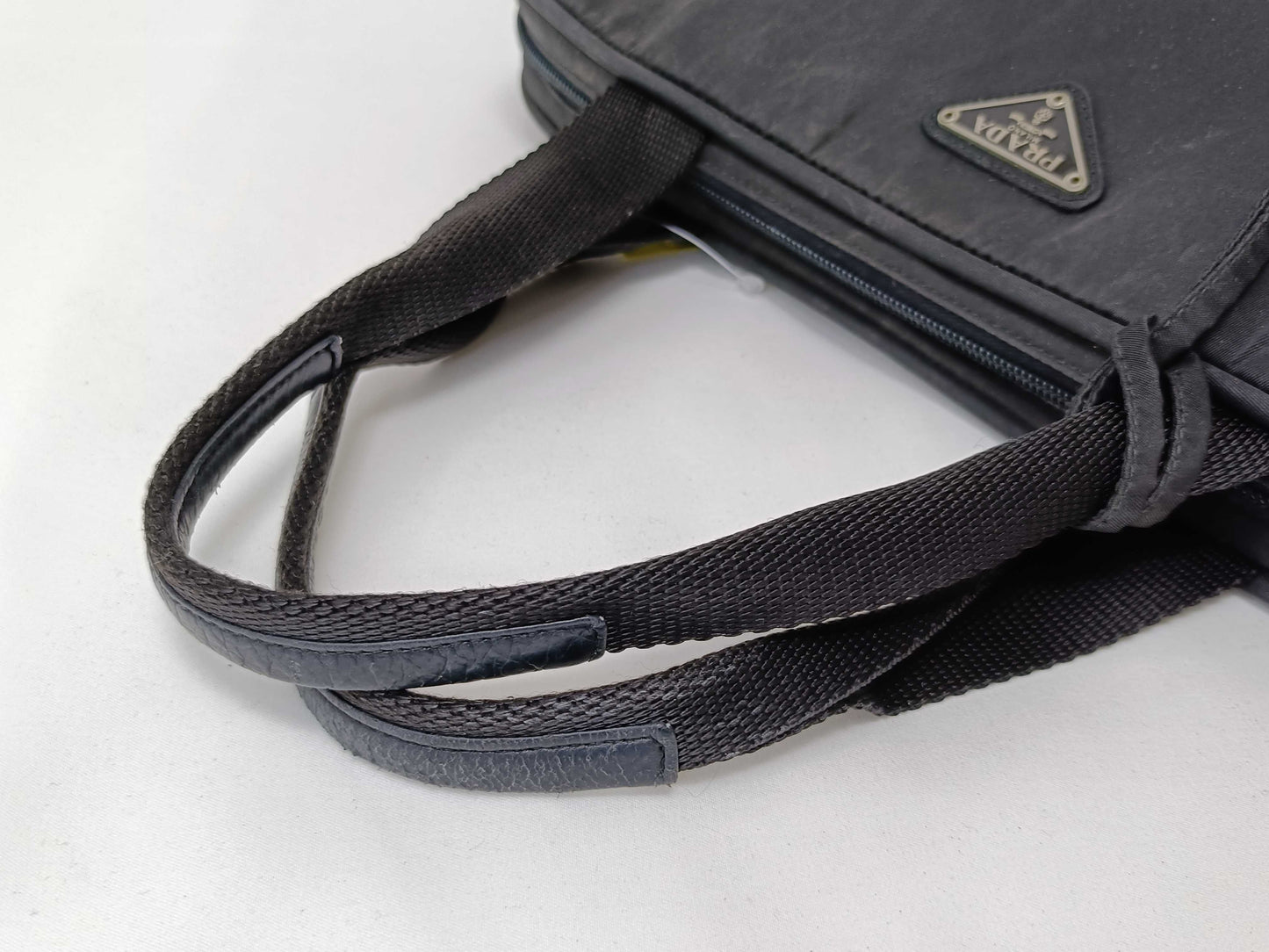 PRADA nylon shoulder tote bag