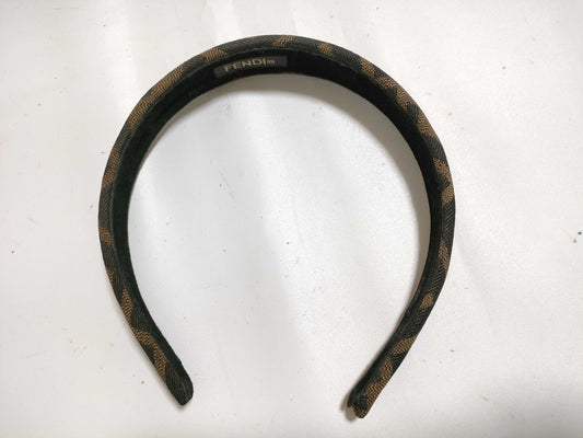 FENDI Zucca pattern headband hair accessory