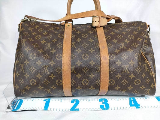 LOUIS VUITTON Monogram M41418 Keepall Bandouliere 45 Boston Bag