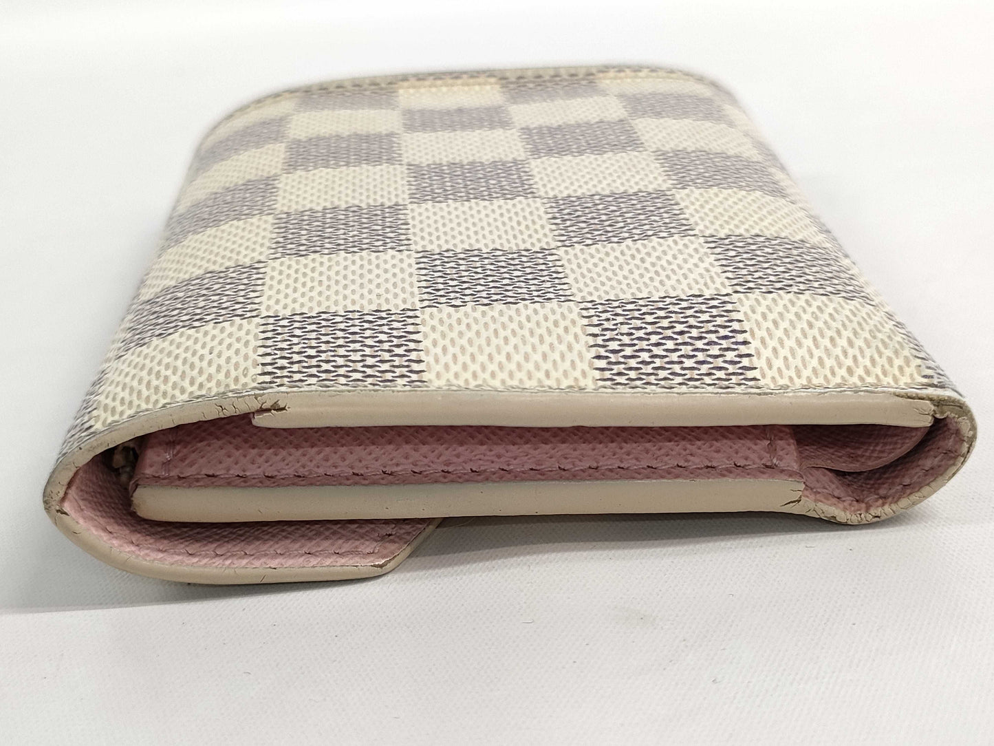 LOUIS VUITTON Damier Azul Portefeuille Victorine Name Engraved Wallet
