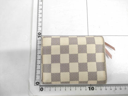 LOUIS VUITTON Damier Azul Portefeuille Victorine Name Engraved Wallet