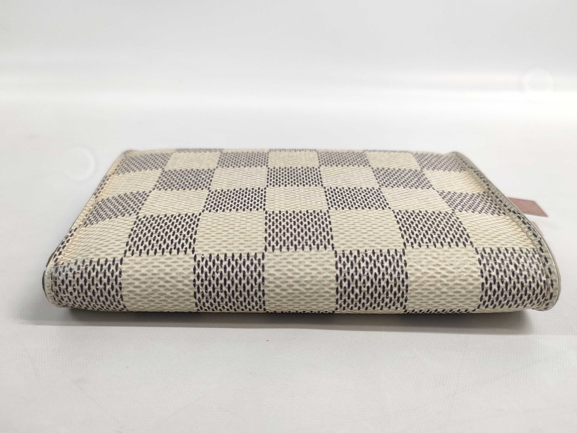 LOUIS VUITTON Damier Azul Portefeuille Victorine Name Engraved Wallet