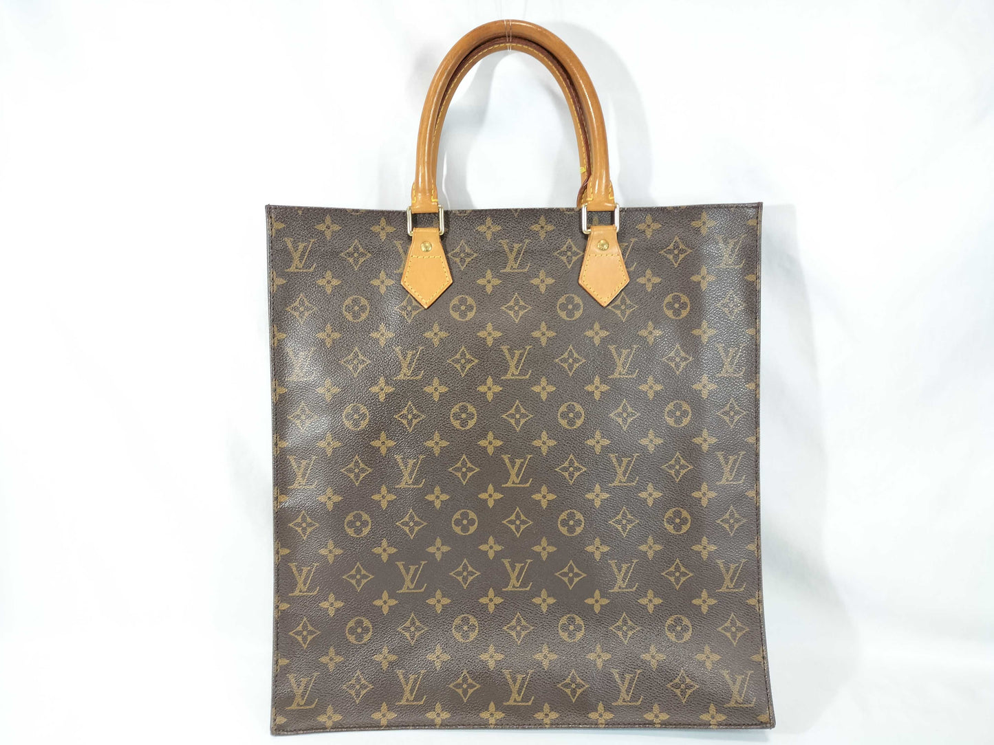 LOUIS VUITTON Monogram Sack Plastic Handbag