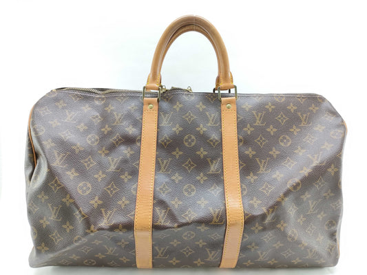 LOUIS VUITTON Monogram M41428 Keepall 45 Boston Bag