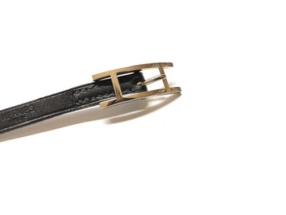 HERMES Double Tour B-Api Leather Bracelet Bracelet/Bangle