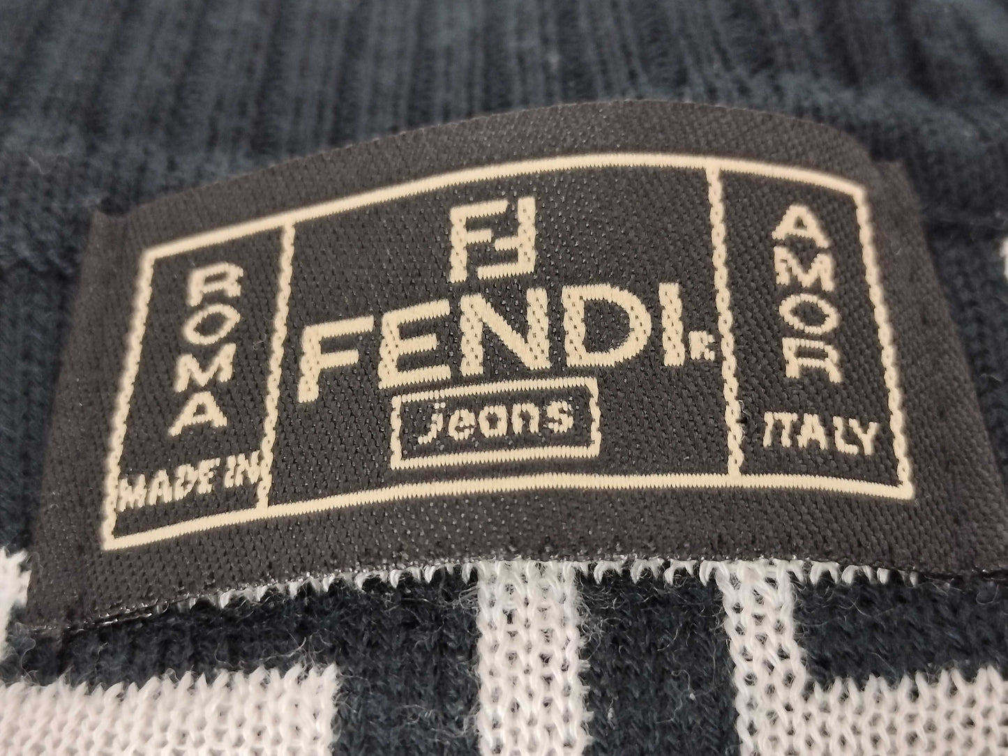 FENDI Pecan and Zucca print long sleeve cardigan