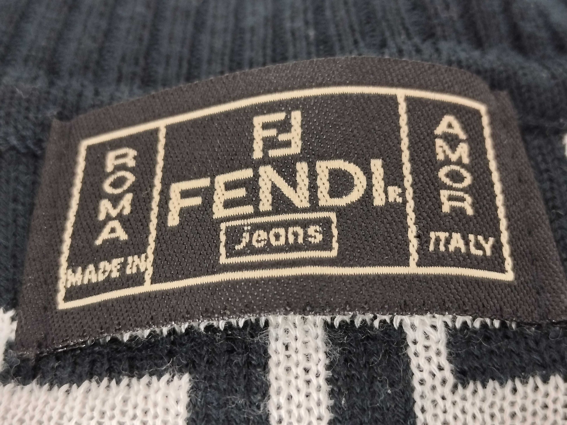 FENDI Pecan and Zucca print long sleeve cardigan